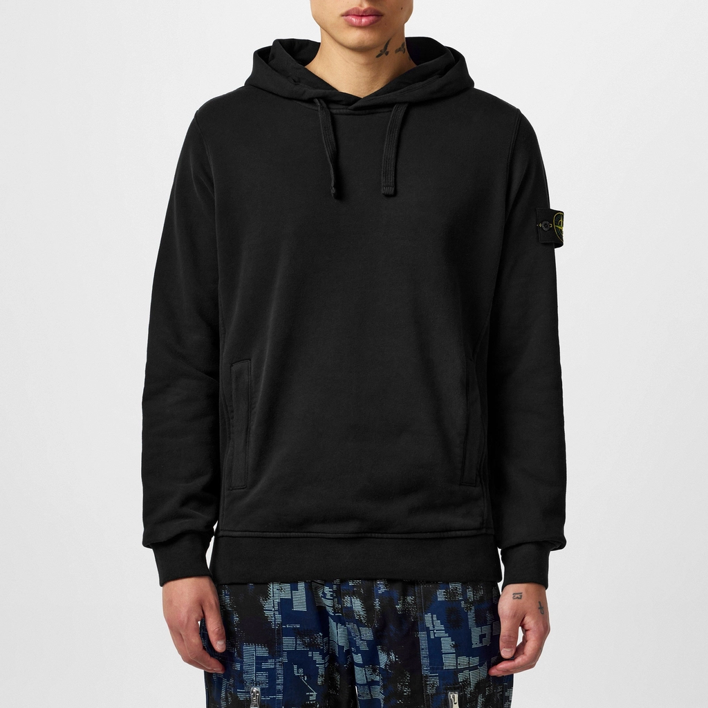 Stone Island Heavyweight Fleece Oth Hoodie - Nero V0029
